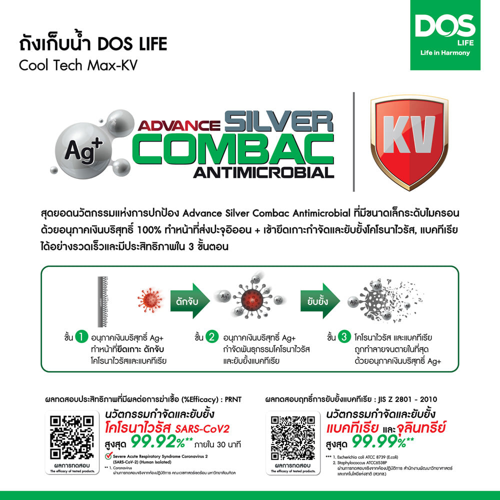 ถังเก็บน้ำ DOS MICKEY MOUSE GA 1000 ลิตร สี SILK GRAY