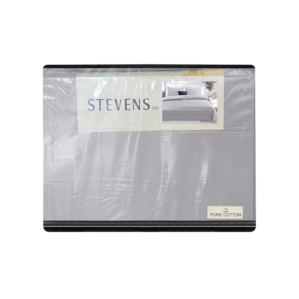 ชุดผ้าปูที่นอน 6 ฟุต (ชุด 6 ชิ้น) STEVENS PURE COTTON EL14GR