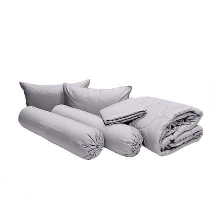 ชุดผ้าปูที่นอน 5 ฟุต (ชุด 6 ชิ้น) STEVENS PURE COTTON EL14GR_1