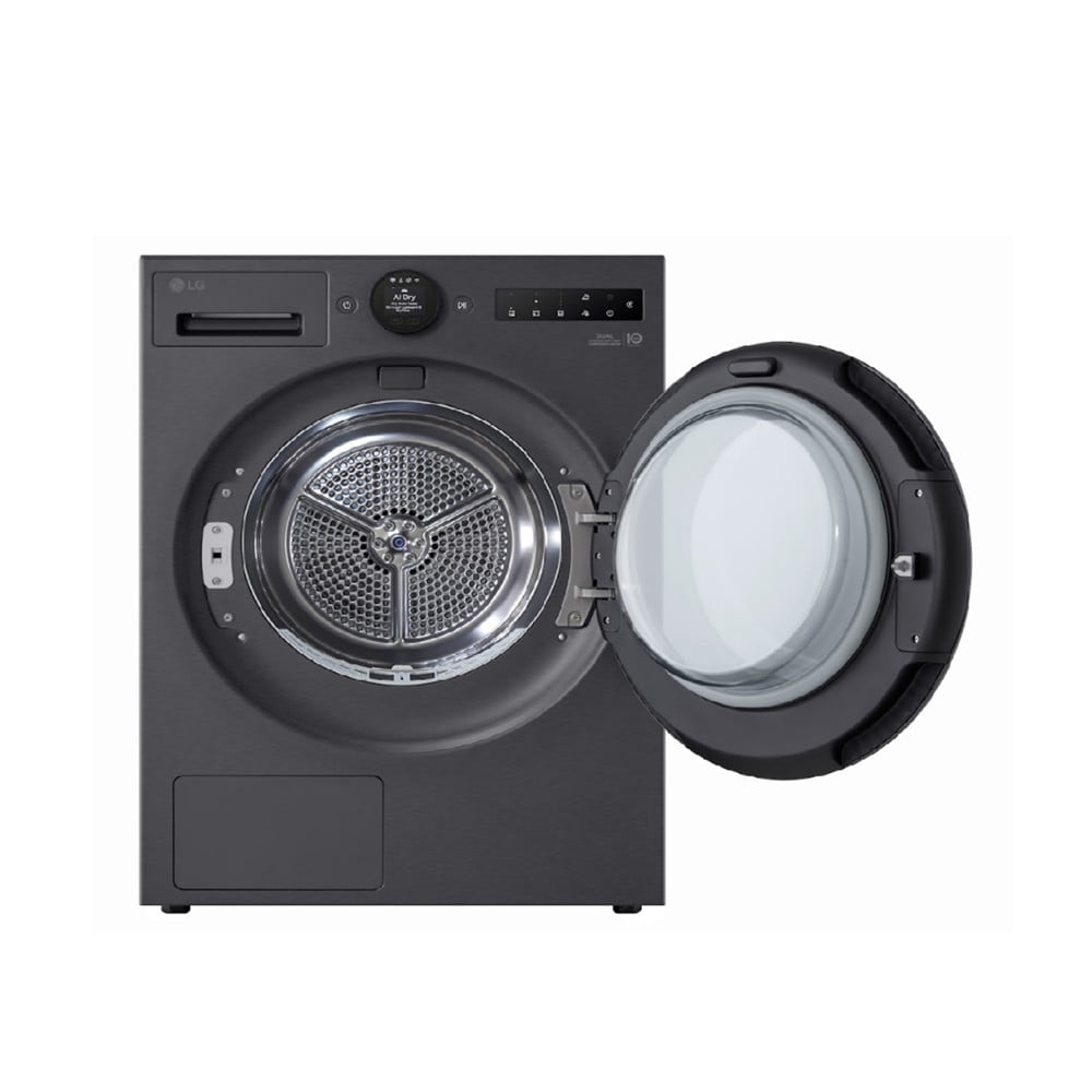 เครื่องอบผ้าฝาหน้า LG RX10VHP3K 10 กก. HEAT PUMP สีดำ