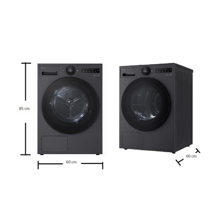 เครื่องอบผ้าฝาหน้า LG RX10VHP3K 10 กก. HEAT PUMP สีดำ_6