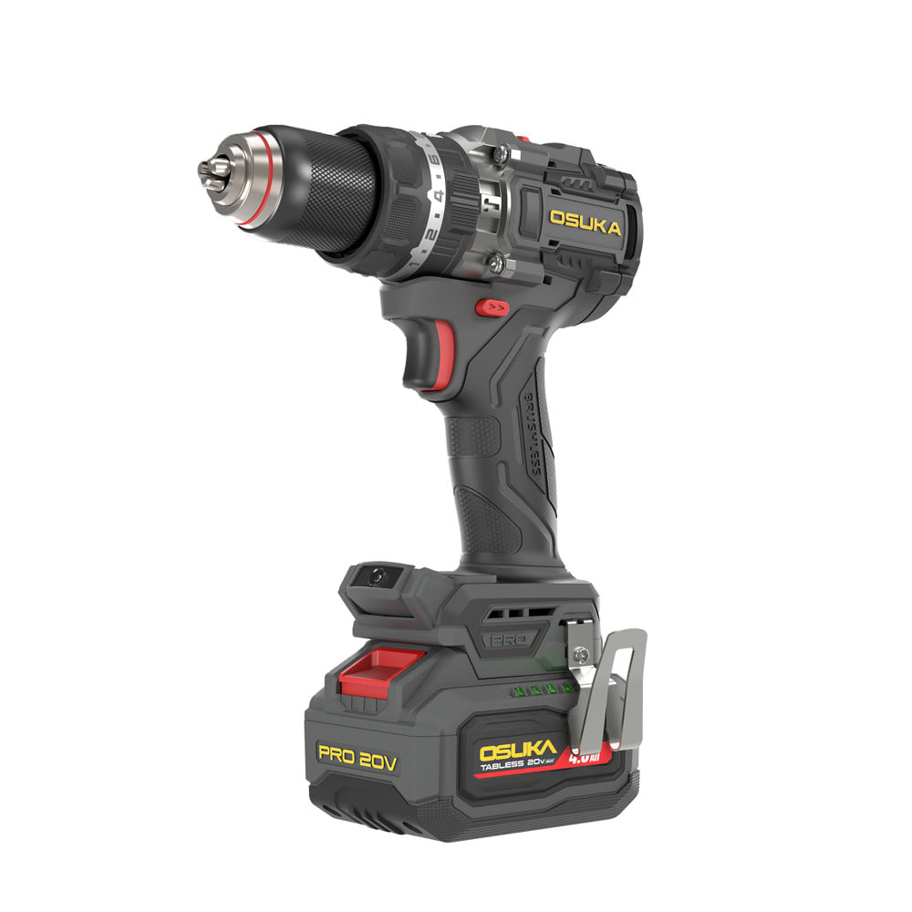 สว่านไขควงไร้สายพร้อมด้ามจับ (พร้อมแบตเตอรี่) OSUKA OPCHD904-K1 20 โวลต์