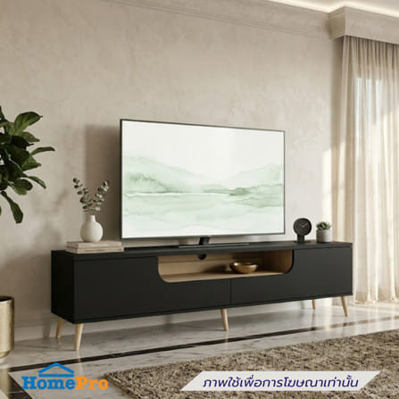 ตู้วางทีวี TOMATO HOME BARCELONA TH-TV-ULT180-02 180 ซม. สีดำ_3