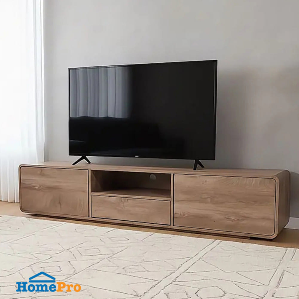 ตู้วางทีวี TOMATO HOME BARCELONA TH-TV-BC180-A 180 ซม. สีโอ๊ค