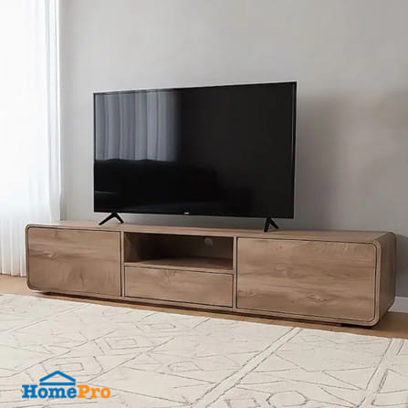 ตู้วางทีวี TOMATO HOME BARCELONA TH-TV-BC180-A 180 ซม. สีโอ๊ค_3