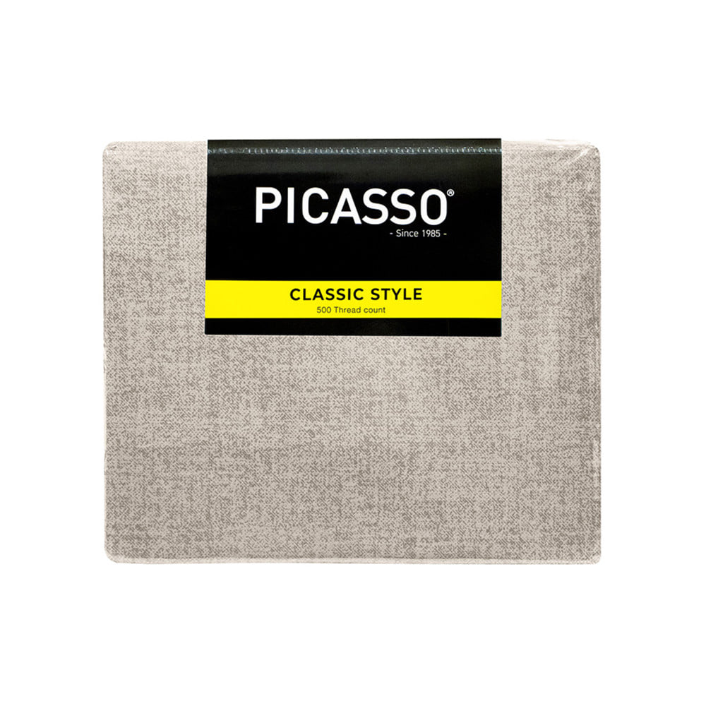 ชุดผ้าปูที่นอน 6 ฟุต (ชุด 5 ชิ้น)  PICASSO CLASSIC สี CREAM