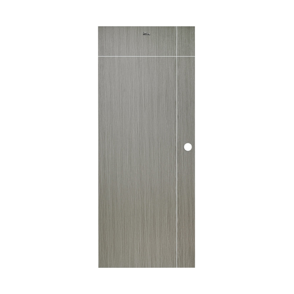 ประตูภายใน UPVC เจาะลูกบิด ASARA A922 80x200 ซม. สี SILVER GREY