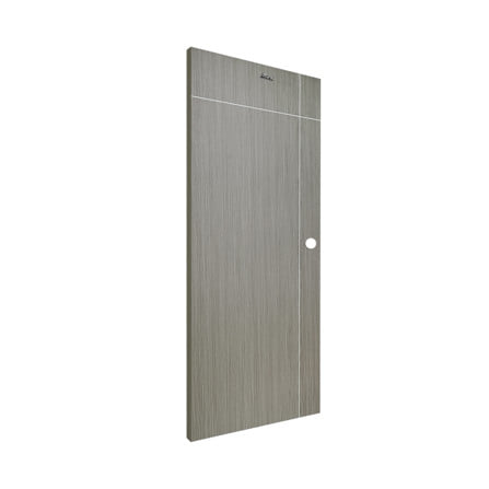 ประตูภายใน UPVC เจาะลูกบิด ASARA A922 80x200 ซม. สี SILVER GREY_1