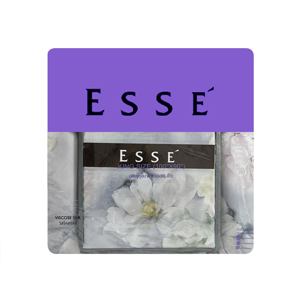 ชุดผ้าปูที่นอน 6 ฟุต (ชุด 6 ชิ้น) ESSE VISCOSE SILK 425T V502