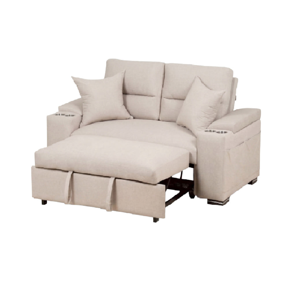โซฟาเบด AS FURNITURE OCEAN สีครีม