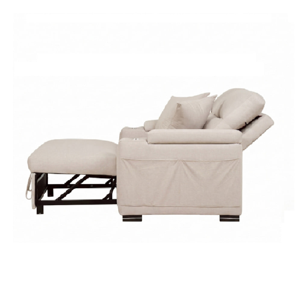 โซฟาเบด AS FURNITURE OCEAN สีครีม