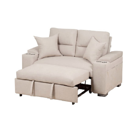 โซฟาเบด AS FURNITURE OCEAN สีครีม_2