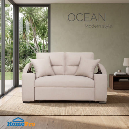 โซฟาเบด AS FURNITURE OCEAN สีครีม_6