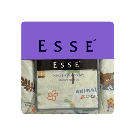 ชุดผ้าปูที่นอน 6 ฟุต (ชุด 6 ชิ้น) ESSE VISCOSE SILK 425T V503_3