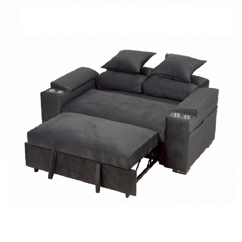 โซฟาเบด AS FURNITURE OCEAN สีเทาเข้ม