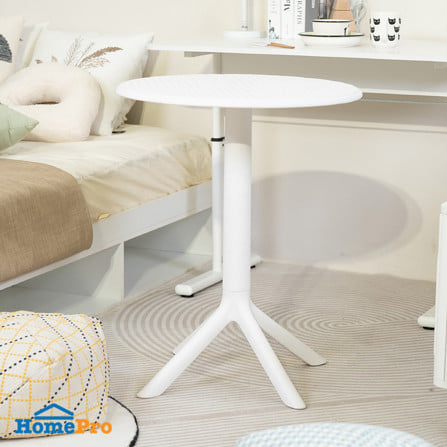 โต๊ะทานข้าว KONCEPT TEMON-A60P 19231791 60 ซม.  สีขาว_4