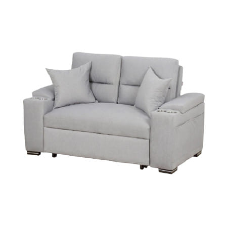 โซฟาเบด AS FURNITURE OCEAN สีเทาอ่อน_0