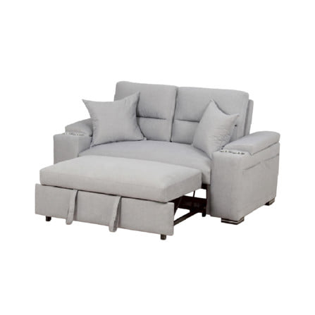 โซฟาเบด AS FURNITURE OCEAN สีเทาอ่อน_2