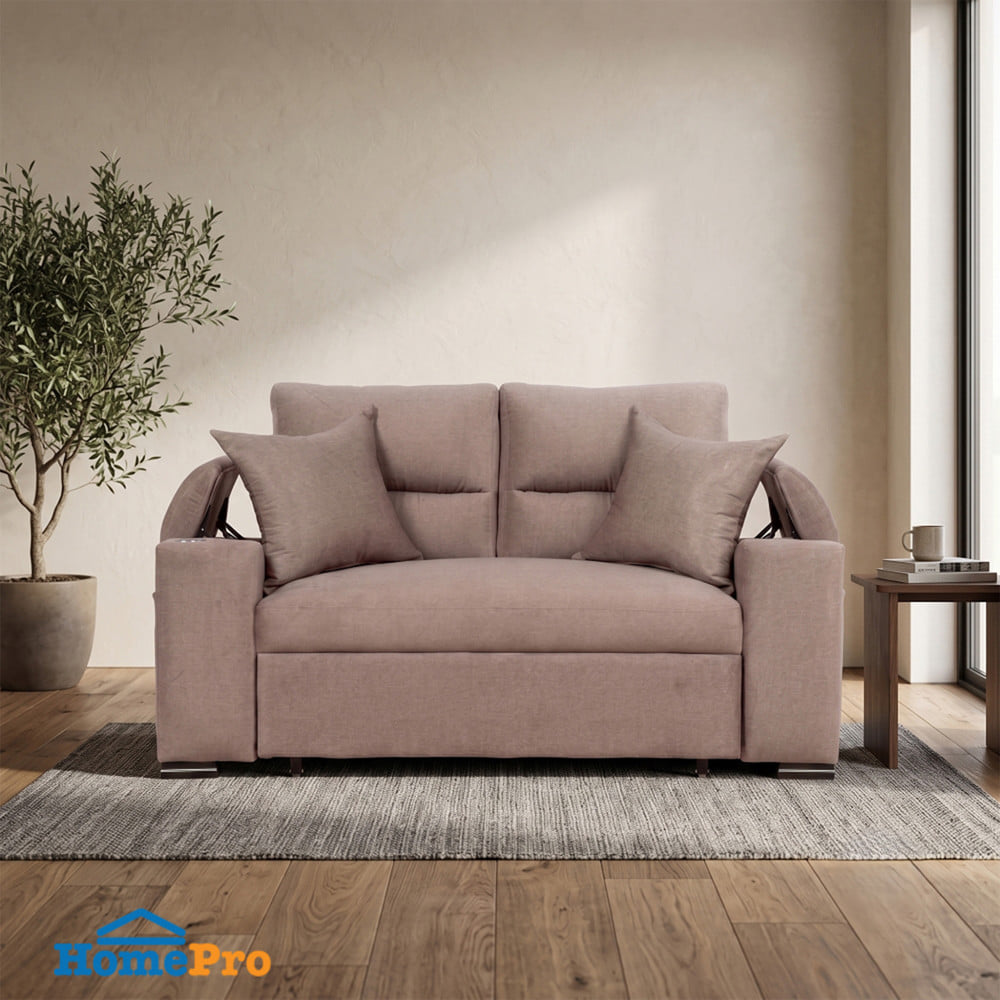โซฟาเบด AS FURNITURE OCEAN สีน้ำตาล
