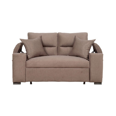 โซฟาเบด AS FURNITURE OCEAN สีน้ำตาล_1