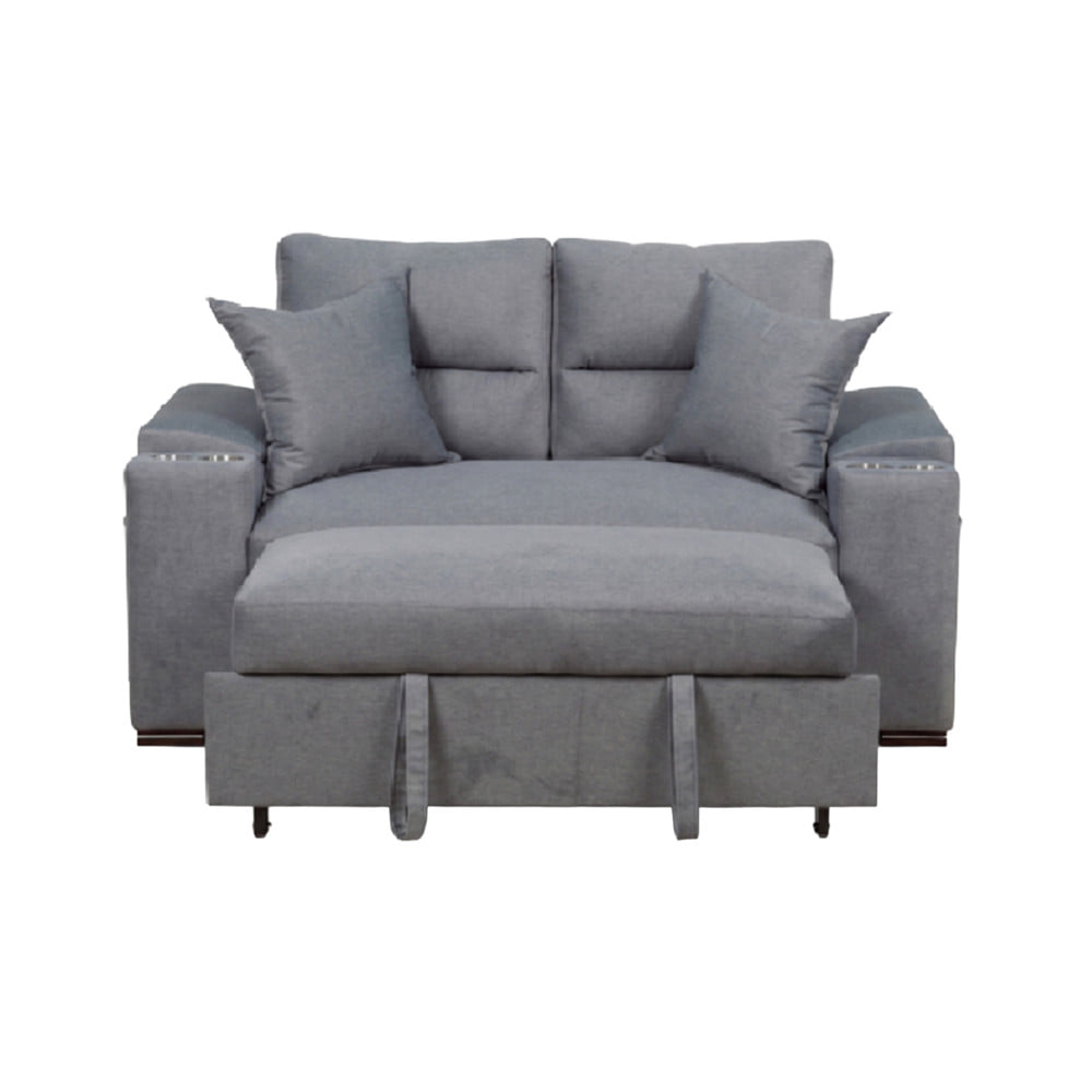 โซฟาเบด AS FURNITURE OCEAN สีเทา