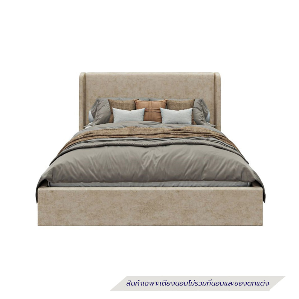 เตียง 5 ฟุต SB FURNITURE MAVIE 19253566 สี CREAM