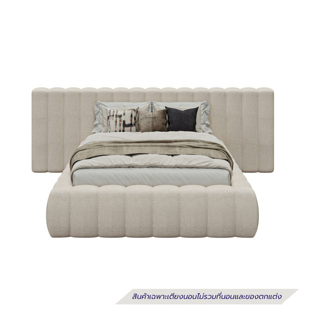 เตียง 5 ฟุต SB FURNITURE GRANDNISS 19250646 สี CREAM