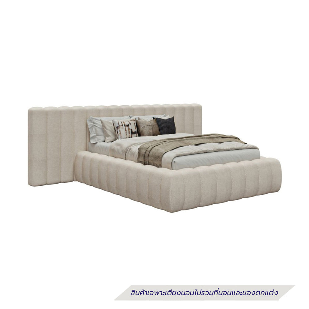 เตียง 5 ฟุต SB FURNITURE GRANDNISS 19250646 สี CREAM