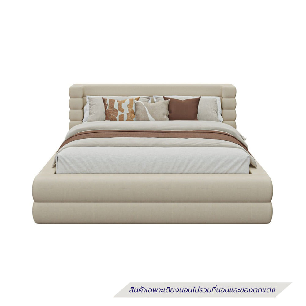 เตียง 6 ฟุต SB FURNITURE GAMEW 19250649 สี CREAM