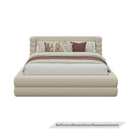 เตียง 6 ฟุต SB FURNITURE GAMEW 19250649 สี CREAM_0