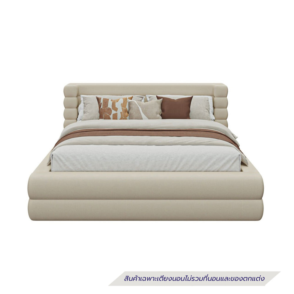 เตียง 5 ฟุต SB FURNITURE GAMEW 19250648 สี CREAM