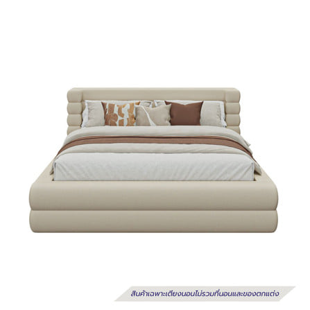 เตียง 5 ฟุต SB FURNITURE GAMEW 19250648 สี CREAM_0