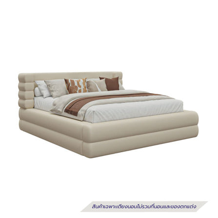 เตียง 5 ฟุต SB FURNITURE GAMEW 19250648 สี CREAM_1