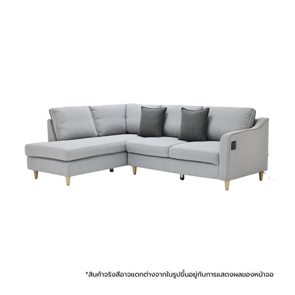 โซฟาเข้ามุมซ้าย SOFA SOLUTIONS TAKEO 19252752 สี GREY