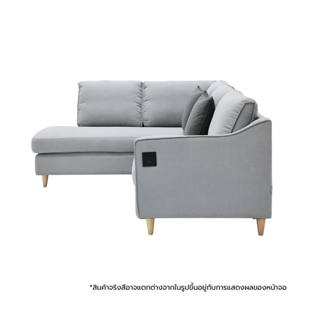 โซฟาเข้ามุมซ้าย SOFA SOLUTIONS TAKEO 19252752 สี GREY