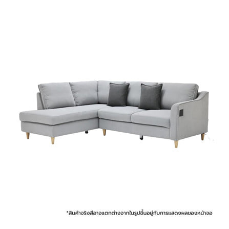 โซฟาเข้ามุมซ้าย SOFA SOLUTIONS TAKEO 19252752 สี GREY_0