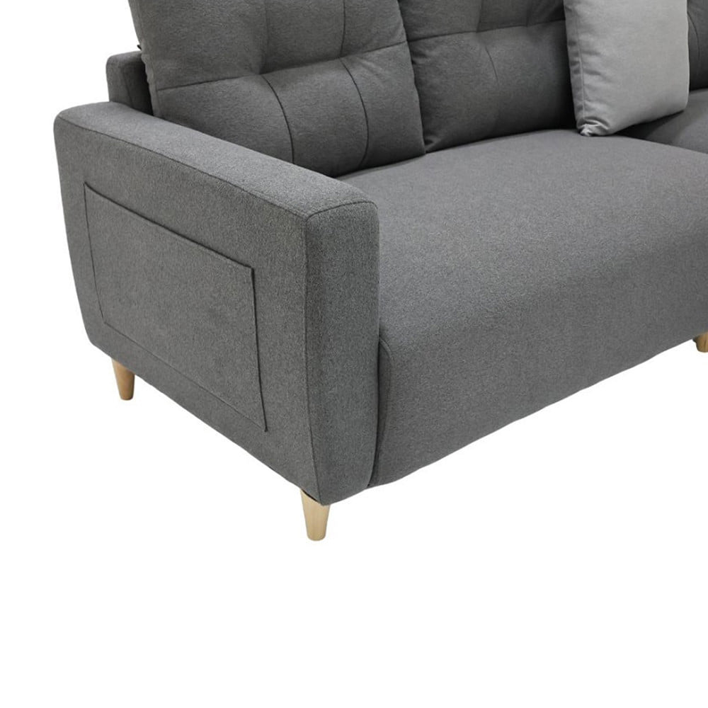 โซฟาเข้ามุมขวา SOFA SOLUTIONS TAKUMI 19252757 สี GREY