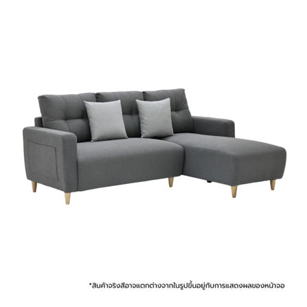 โซฟาเข้ามุมขวา SOFA SOLUTIONS TAKUMI 19252757 สี GREY_0