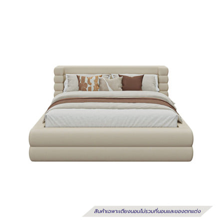 เตียง 5 ฟุต SB FURNITURE GAMEW 19250650 สี CREAM_0