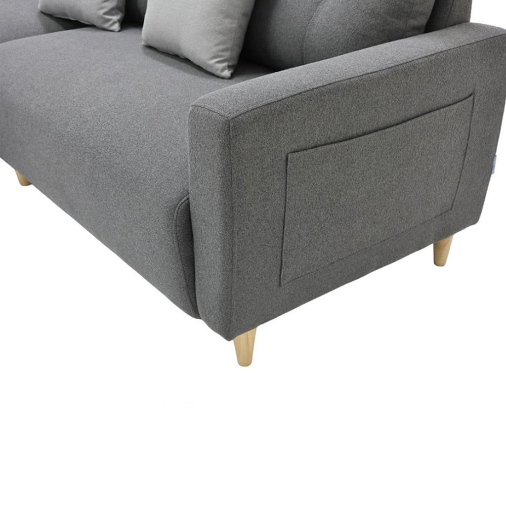โซฟาเข้ามุมซ้าย SOFA SOLUTIONS TAKUMI 19252756 สี GREY
