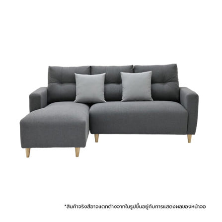 โซฟาเข้ามุมซ้าย SOFA SOLUTIONS TAKUMI 19252756 สี GREY_1