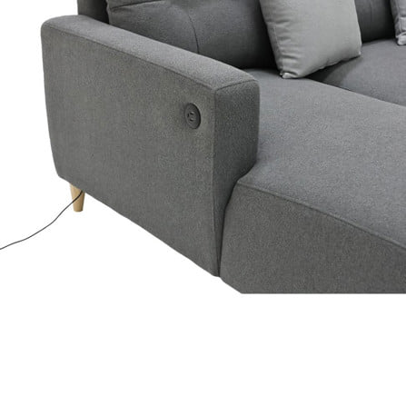 โซฟาเข้ามุมซ้าย SOFA SOLUTIONS TAKUMI 19252756 สี GREY_3
