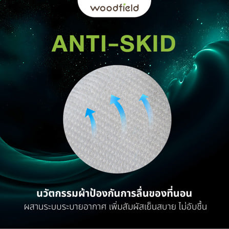 ที่นอนพ็อกเก็ตสปริง 5 ฟุต WOODFIELD S-HYBRID (พร้อมหมอนหนุน 2 ใบ)_13