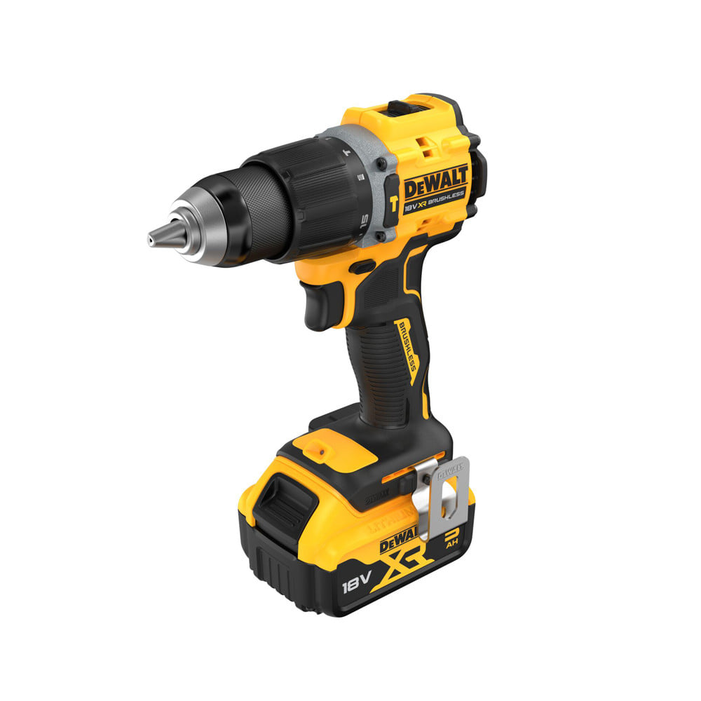 สว่านกระแทกไร้สาย (พร้อมแบตเตอรี่และแท่นชาร์จ) DEWALT DCD799P1T-B1 18 โวลต์ (สูงสุด 20 โวลต์)