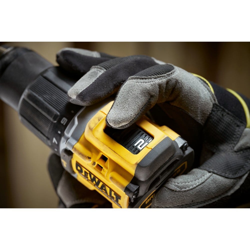 สว่านกระแทกไร้สาย (พร้อมแบตเตอรี่และแท่นชาร์จ) DEWALT DCD799P1T-B1 18 โวลต์ (สูงสุด 20 โวลต์)