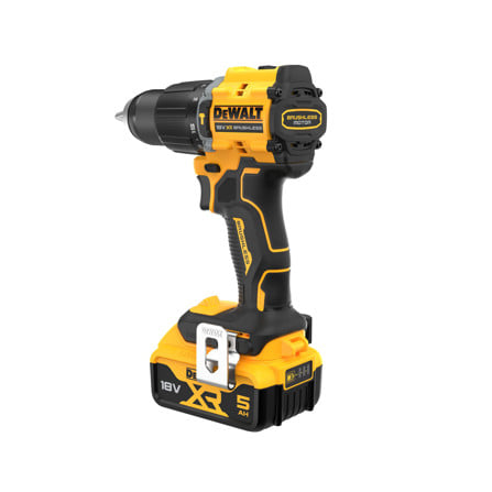 สว่านกระแทกไร้สาย (พร้อมแบตเตอรี่และแท่นชาร์จ) DEWALT DCD799P1T-B1 18 โวลต์ (สูงสุด 20 โวลต์)_3