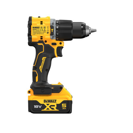 สว่านกระแทกไร้สาย (พร้อมแบตเตอรี่และแท่นชาร์จ) DEWALT DCD799P1T-B1 18 โวลต์ (สูงสุด 20 โวลต์)_4