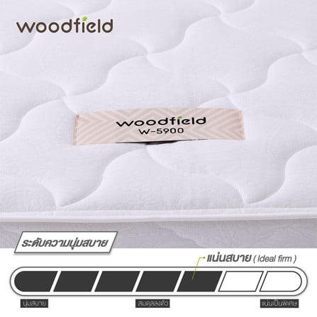 ที่นอนสปริง  3.5 ฟุต WOODFIELD W-5900 (พร้อมหมอนหนุน 1 ใบ )_9
