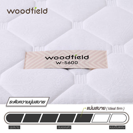 ที่นอนสปริง  5 ฟุต WOODFIELD W-5600 (พร้อมหมอนหนุน 2 ใบ)_9