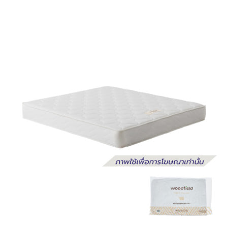 ที่นอนสปริง  3.5 ฟุต WOODFIELD W-5500 (พร้อมหมอนหนุน 1 ใบ )_0